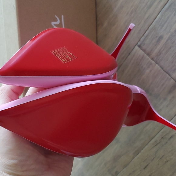 Christian Louboutin sporty kate pink pumps 41.5 Rare - Picture 4 of 6